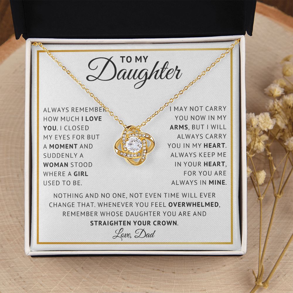 [Almost Sold Out] Daughter - Endless Love - Love Knot Necklace