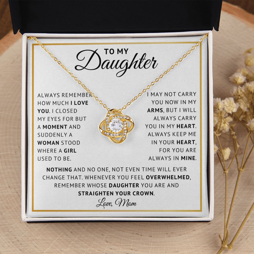 [Almost Sold Out] Daughter - Timeless Love - Love Knot Necklace