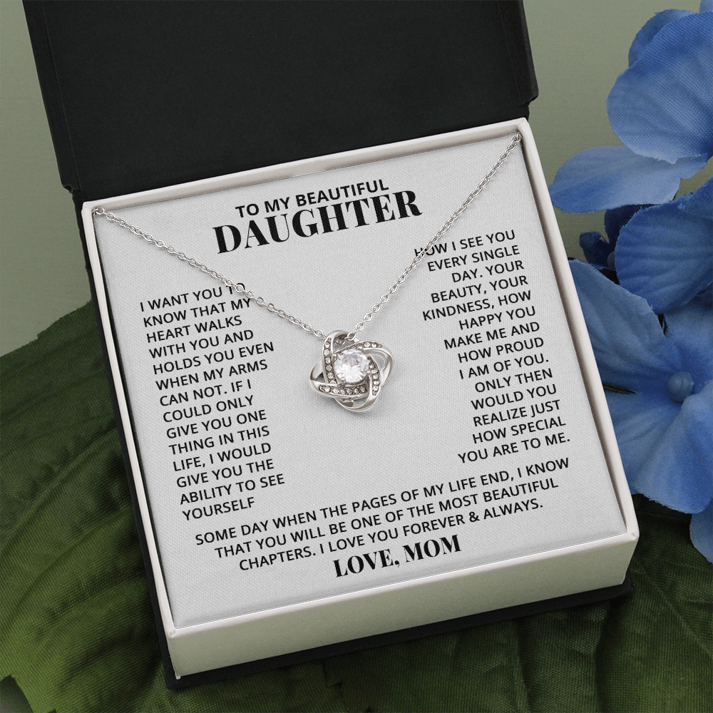 Daughter - Walk With You - Love Knot Necklace