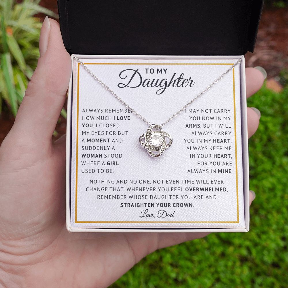 [Almost Sold Out] Daughter - Endless Love - Love Knot Necklace