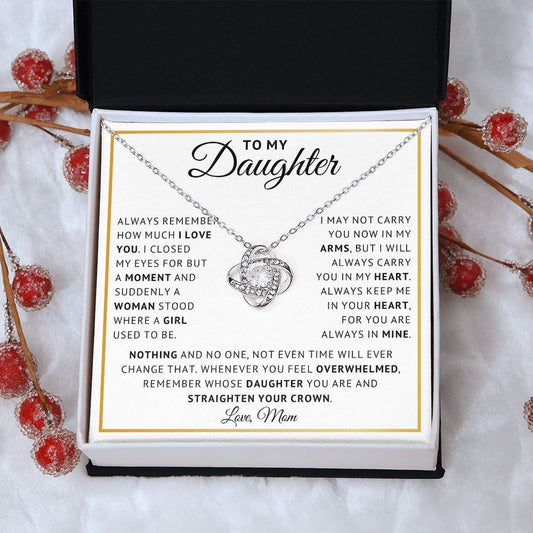 [Almost Sold Out] Daughter - Timeless Love - Love Knot Necklace