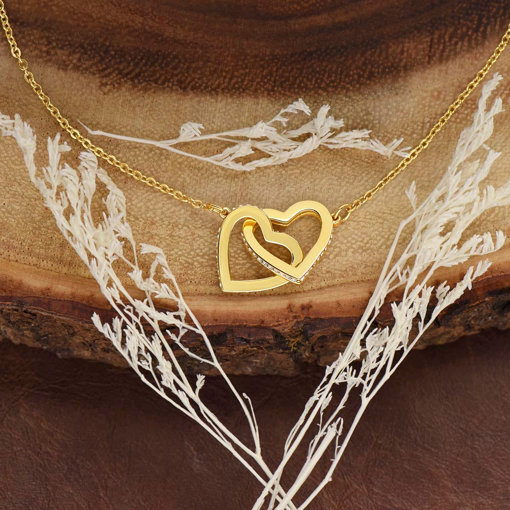 Bridesmaid - Heart Connection - Interlocking Hearts Necklace