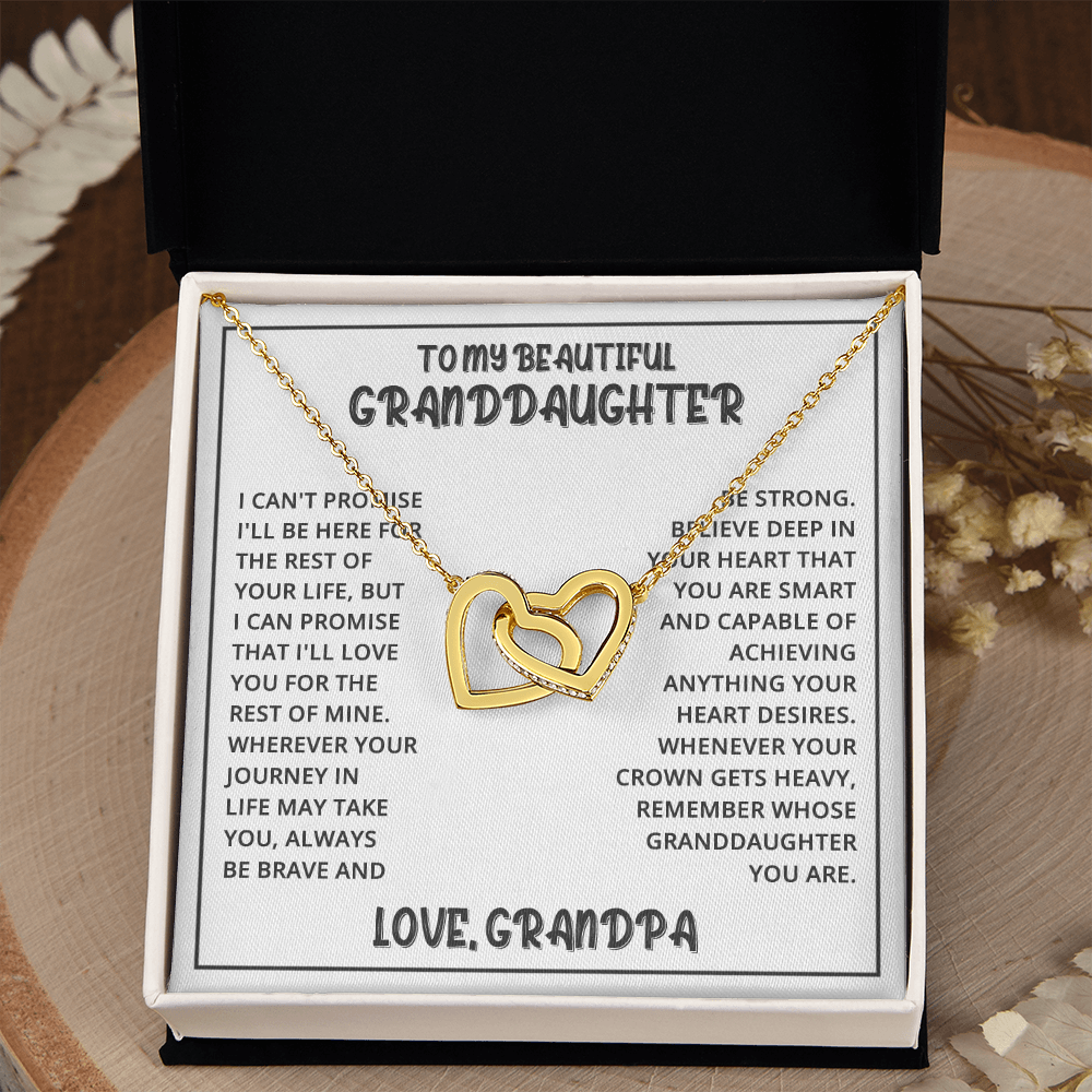 [Almost Sold Out] Granddaughter - Your Crown - Interlocking Hearts Necklace