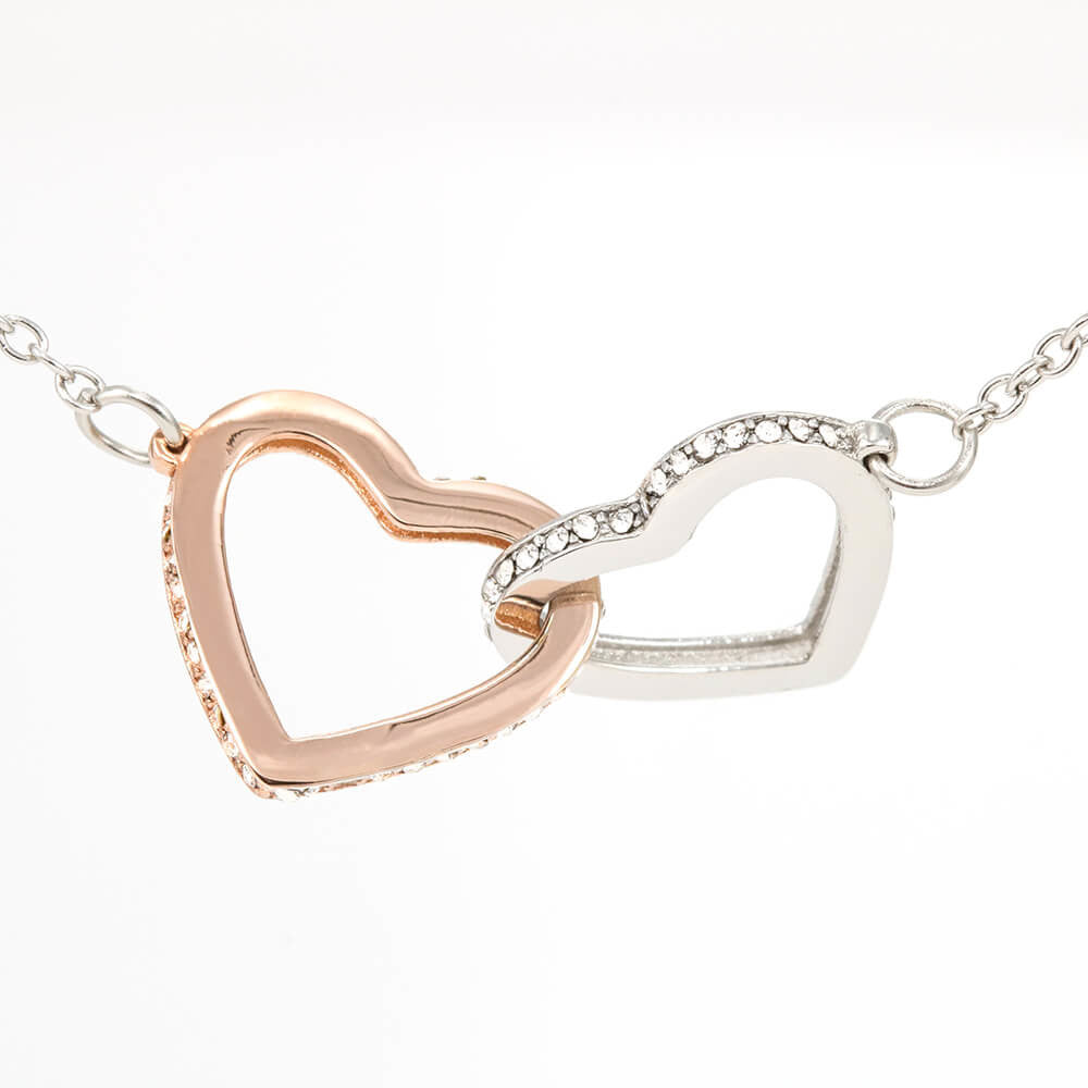 [ Almost Sold Out ] Daughter - Pray - Interlocking Hearts Necklace