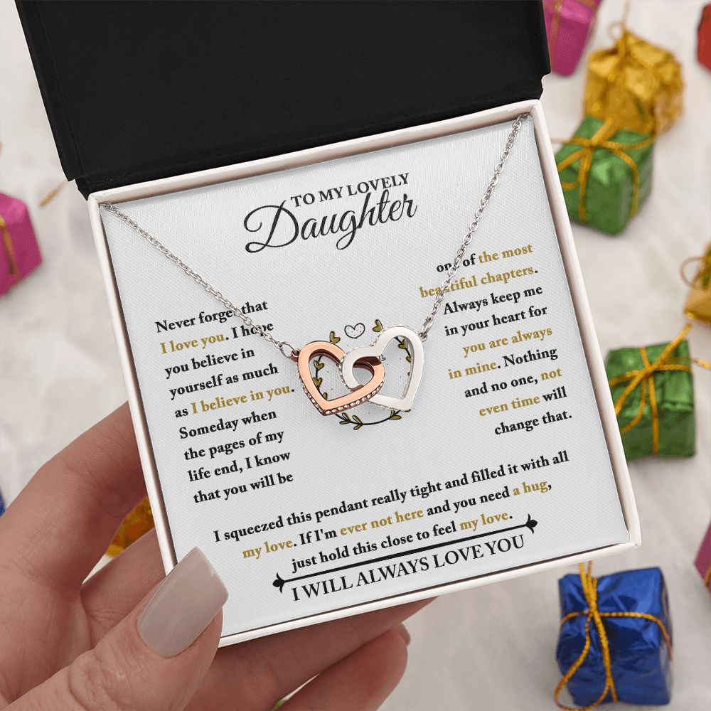 Daughter - Pages - Interlocking Hearts Necklace