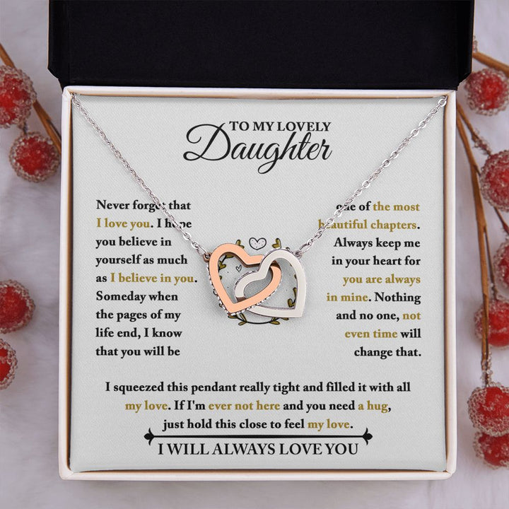 Daughter - Pages - Interlocking Hearts Necklace