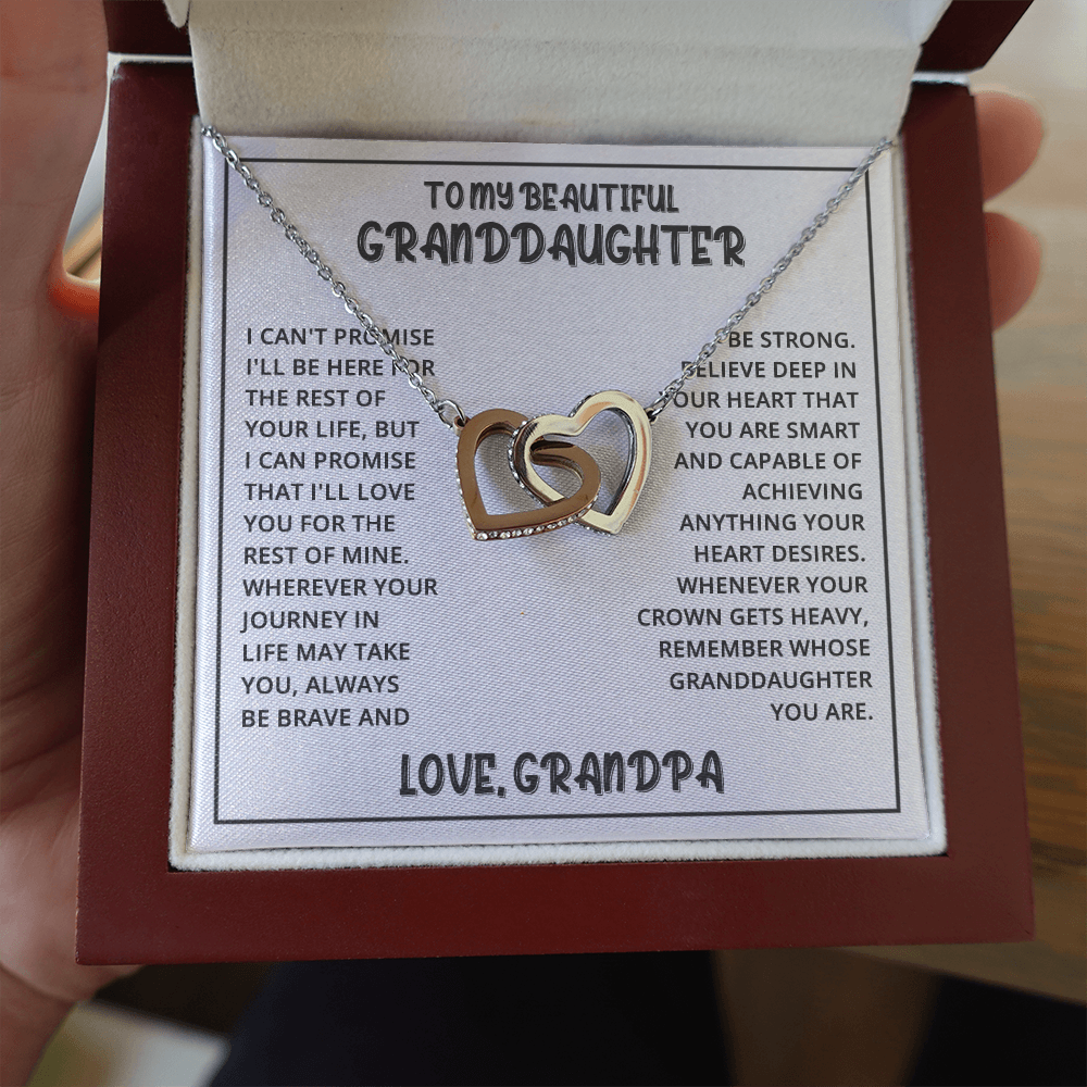 [Almost Sold Out] Granddaughter - Your Crown - Interlocking Hearts Necklace