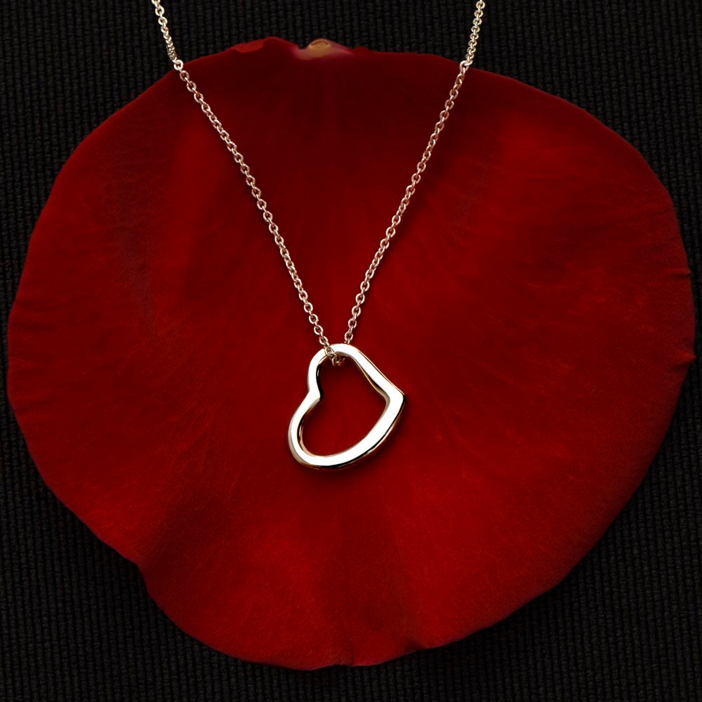 Daughter - Hope - Delicate Heart Necklace