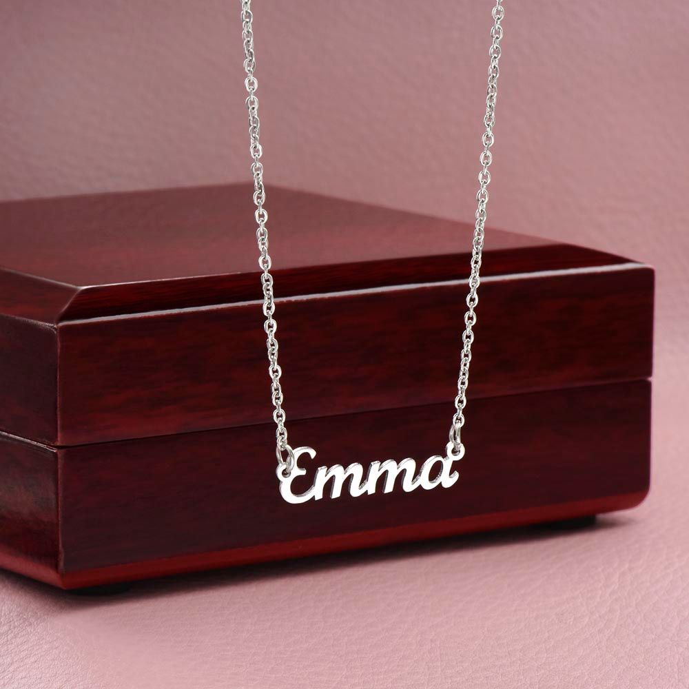 Personalized Custom Name Necklace From Sister birthday gifts from sister jewelry sisters necklace big sister little sister best sister gifts