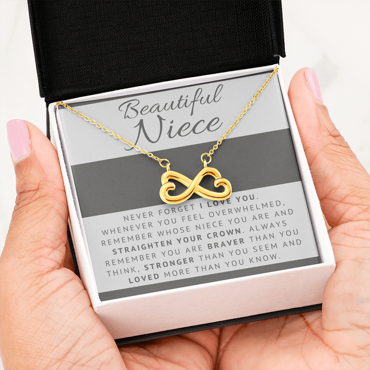 Niece - Strong - Infinity Necklace