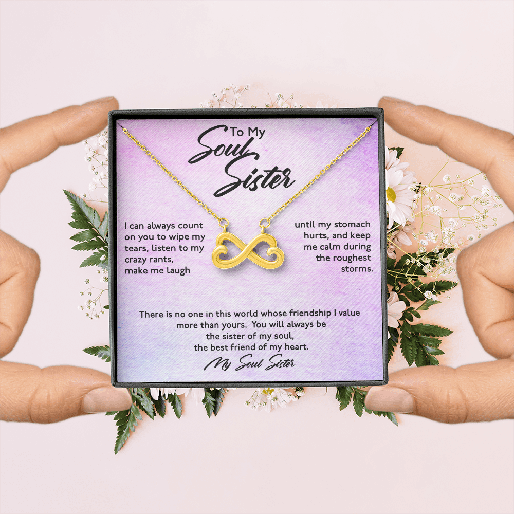 Soul Sister - Friendship & Value - Infinity Necklace