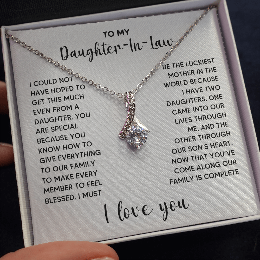 Daughter-In-Law - Special Family - Alluring Necklace