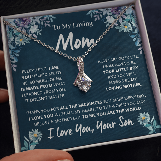 Mom - World To Me - Alluring Necklace
