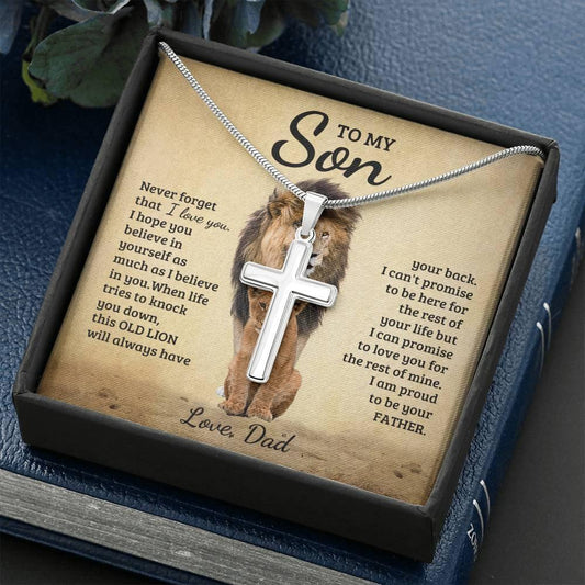 Jewelry gifts Son - Always Proud Of You - Cross Gift Necklase - Belesmé - Memorable Jewelry Gifts