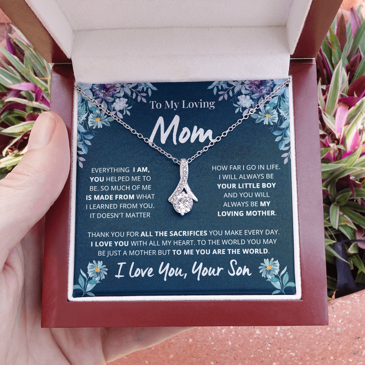 Mom - World To Me - Alluring Necklace