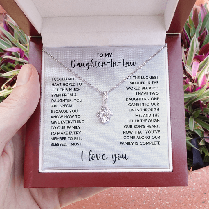 Daughter-In-Law - Special Family - Alluring Necklace