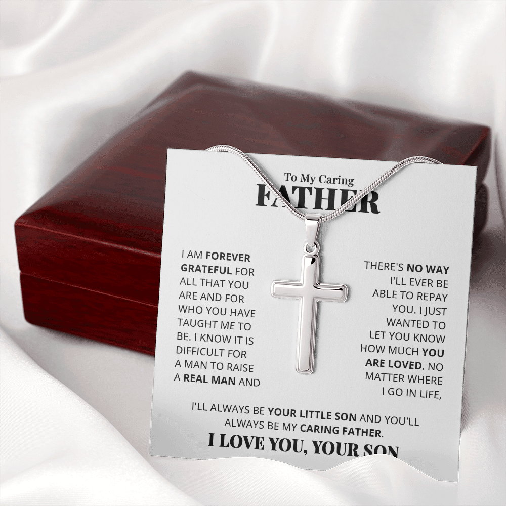 Father - Always With You - Cross Gift Necklase