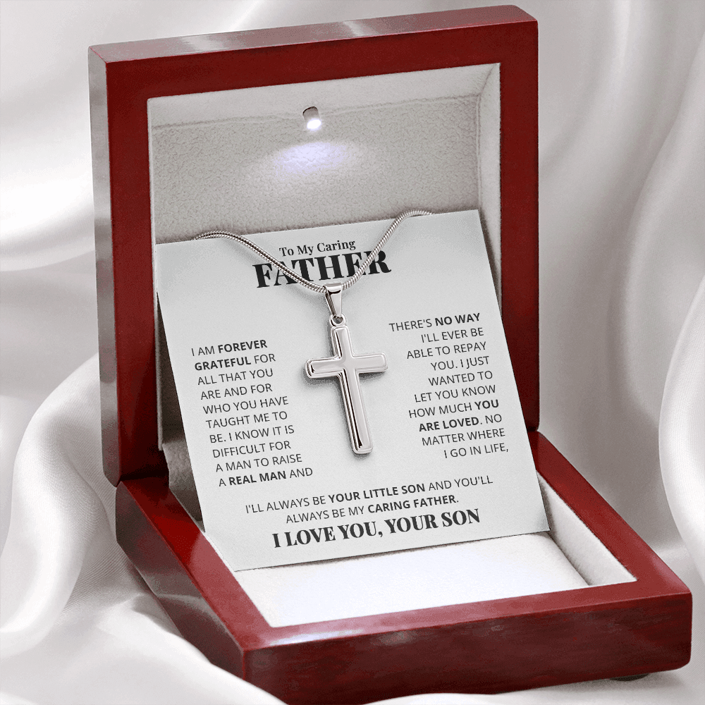 Father - Always With You - Cross Gift Necklase