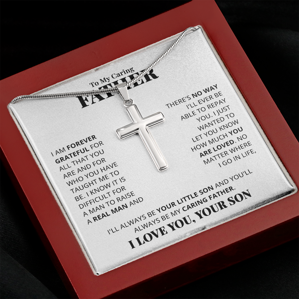 Father - Always With You - Cross Gift Necklase