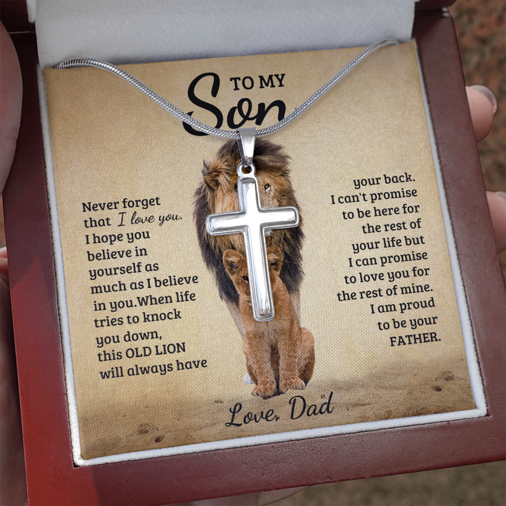 Son - Always Proud Of You - Cross Gift Necklase