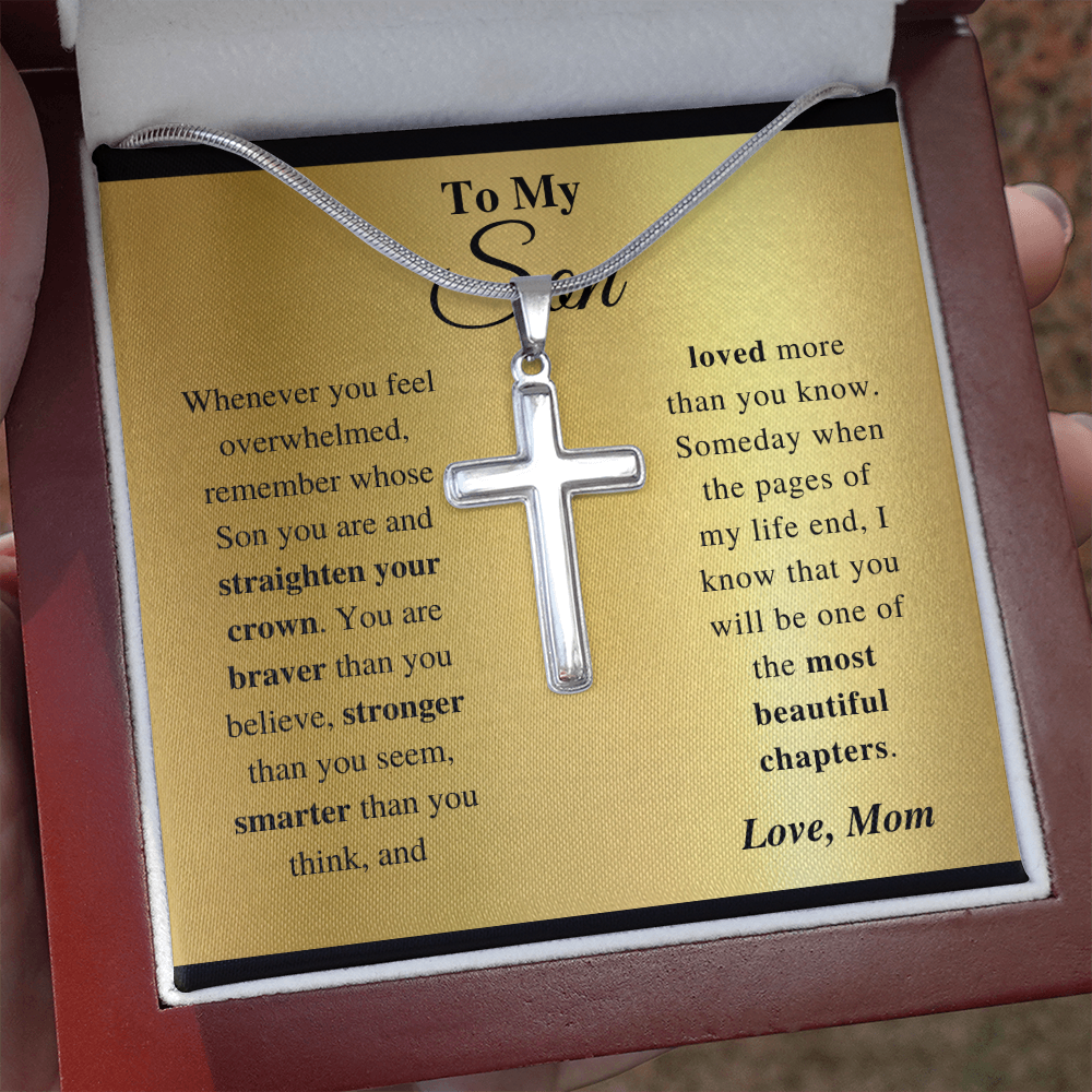 Son - My Life - Cross Gift Necklase